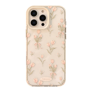 Dolce tulipano rosa trasparente <span class=keywords><strong>custodia</strong></span> per <span class=keywords><strong>Apple</strong></span> per <span class=keywords><strong>iPhone</strong></span> 15 <span class=keywords><strong>Pro</strong></span> Max 11 13 <span class=keywords><strong>14</strong></span> & 16 Design di fiori freschi realizzati in TPU - Product Image 5