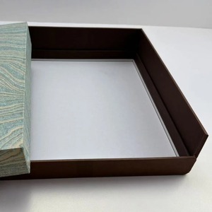 Luxury special <b>paper</b> hard gift box, customized embossed wave <b>pattern</b> packaging box can be customized according to needs - Product Image 6