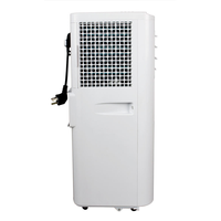 Mini aire acondicionado móvil portátil inteligente para uso doméstico, aparato eléctrico de calefacción de refrigeración de habitación pequeña con función de deshumidificador