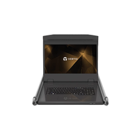 Vertiv CLRA19KMM 18.5 "LCD 16 ports IP KVM Consoles d'accès au rack local de centre de données avancées intégrées
