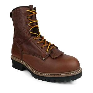<span class=keywords><strong>Scarpe</strong></span> antinfortunistiche <span class=keywords><strong>da</strong></span> uomo Woodland con punta in acciaio, in pelle oliata, modello Logger. - Product Image 2