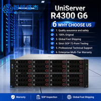 Serveur 4U hybride R4300 G6 avec cache NVMe, SAS, SATA, haut débit, double socket, infrastructure cloud