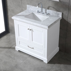 <b>Bathroom</b> <b>Vanity</b> with Carrara Marble Countertop &Soft-Close Doors Made in Vietnam Transitional <b>Bathroom</b> <b>Vanity</b> - Product Image 5