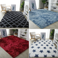 Tapis en velours cristal polyester de haute qualité fabriqué en Chine, antidérapant, lavable, adapté aux animaux domestiques, résistant aux taches, motif floral