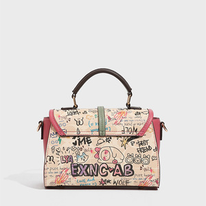 Borsa a Tracolla Vintage da Donna Personalizzabile con Logo, Borsa Elegante Stampata, Borsa a Tracolla di Tendenza, <span class=keywords><strong>Borse</strong></span> a Tracolla di <span class=keywords><strong>Lusso</strong></span> per Donne in Offerta - Product Image 4