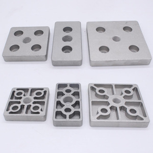 Cy Aluminium Aluminum Alloy End Face Connector Plate Square Head Standard Size Home Improvement Hardware - Product Image 3