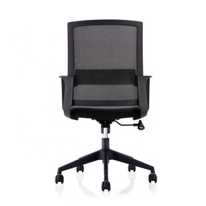 Precio de fábrica Silla de oficina de malla azul Silla lateral ejecutiva contemporánea Muebles cómodos Silla lateral ejecutiva giratoria - Product Image 4