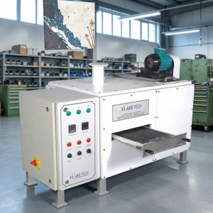 Séchoir UV industriel FLARETECH avec convoyeur, roulement et moteur – Four de polymérisation UV automatique pour revêtement textile - Product Image 3