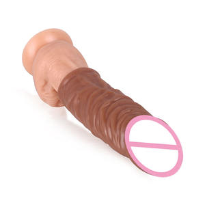 Manchon d'extension de pénis en silicone réaliste pour homme, gode <span class=keywords><strong>extra</strong></span> pour l'agrandissement du pénis, préservatif pour homme - Product Image 3