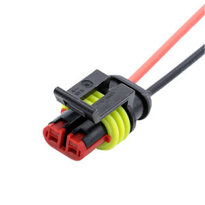 LY8130 Industrieller 1,5 Wasserdichter 2-Poliger Stecker/Buchse Verbindungsstecker für Kabelbaum mit Kupferkern und PVC-Ummantelung IATF16949 - Product Image 6