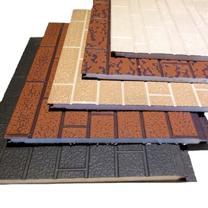 <span class=keywords><strong>Panneau</strong></span> mural sandwich en mousse de polyuréthane métallique extérieur 2026 Chine, épaisseur 16 mm, pour murs extérieurs de villas traditionnelles - Product Image 5