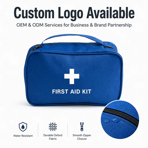 Bolsa de primeros auxilios para eventos deportivos, bolsa portátil para botiquín de primeros auxilios, bolsa de almacenamiento médica Oxford, estuche de emergencia de viaje con cremallera resistente al agua - Product Image 1