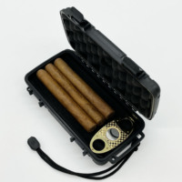 Boîte à cigares Portable en plastique, 500 ml, petit boîtier à usage domestique, humidificateur de voyage, vente en gros