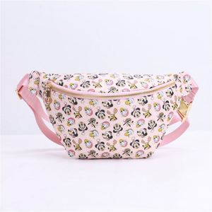 Custom Gold Zipper Magic Kingdom Theme Park Crossbody Bag Waterproof Nylon Belt Bag New <b>Large</b> Christmas Gingerbread Unisex - Product Image 3