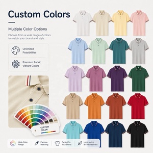 เสื้อโปโลผู้ชายโลโก้สั่งทำ ผ้าเทคโนโลยีประสิทธิภาพสูง แห้งเร็ว แต่งขอบตัดสี เสื้อโปโลเปล่าสำหรับทีม รับผลิตตามแบบ (OEM) ขายส่งจำนวนมาก - Product Image 3