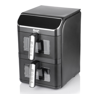 <span class=keywords><strong>Friggitrice</strong></span> <span class=keywords><strong>ad</strong></span> <span class=keywords><strong>Aria</strong></span> RAF R.5284 Nuovo Design Smart Digitale 6L+6L Doppia Capacità Elettrodomestico da Cucina Salutare - Product Image 2