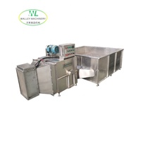 Aangepaste roestvrijstalen 100kg/u 304 commerciële voedseldroogmachine voor gember-knoflookfabriek, inclusief after-sales ondersteuning