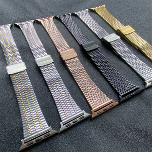 Correa Ajustable de Acero Inoxidable Lionorm para Reloj APPL <span class=keywords><strong>8</strong></span> Ultra 2, Banda de 49 mm 45 mm, Brazalete de Lujo para Reloj I <span class=keywords><strong>Watch</strong></span> 9 7 6 5 SE - Product Image 5