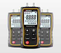 Manomètre différentiel d'air portable Sndway SW-512A B C, manomètre numérique, testeur de dureté, 220V, batterie 4,5V, 1 an