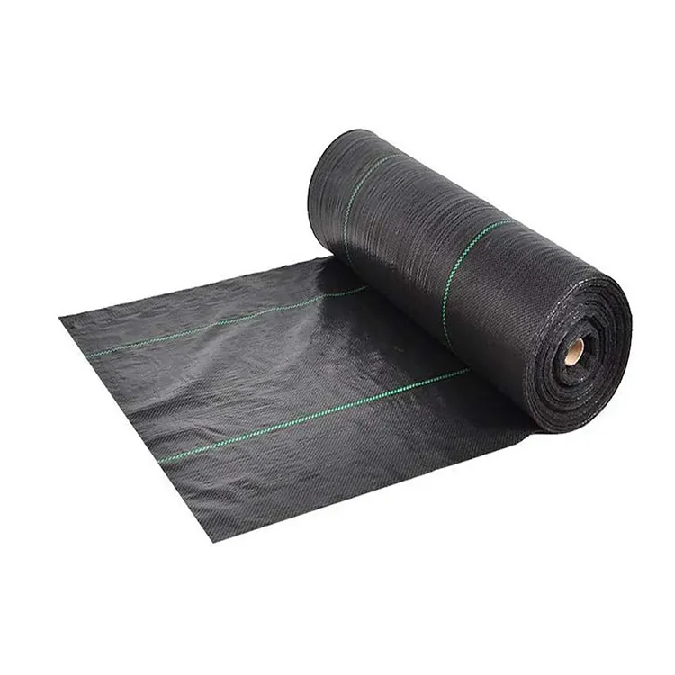 Agriculture Black Green Plastic agro Weed Control Mat PP Garden Ground Cover Flat woven ground cover