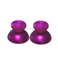 Joysticks analogiques en aluminium poli 8 couleurs pour manette de jeu PS5, capuchons de pouce en métal pour contrôleur, accessoire