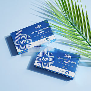 닥터 덴트 6% 과산화수소 민트 맛 치아 미백 스트립 28 전문 고급 치아 미백 스트립 가정 사용 - Product Image 1