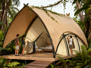 Outdoor Camping <b>Tents</b> Double Four-season 5x7m Windproof Rainproof Breathable UV Protection High-end <b>Large</b>-scale Manufacturer - Product Image 6