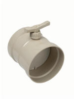 Clapet anti-retour manuel PP durable vanne d'arrêt vanne de contrôle du débit d'air manuelle pour la ventilation des conduits