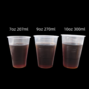 Gobelets en plastique jetables transparents et souples pour <span class=keywords><strong>bubble</strong></span> <span class=keywords><strong>tea</strong></span>, 7 oz, avec logo personnalisé, vente en gros pour les fêtes - Product Image 2