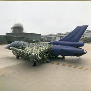 Modelo de Avión Inflable Gigante para Publicidad Exterior, <span class=keywords><strong>Alquiler</strong></span> para Eventos Temáticos de Aeronaves, Réplica de Avión Grande con Logotipo Personalizado - Product Image 1