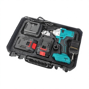 21V Brushless Cordless Impact Wrench 1/2 Inch 350Nm High Torque Power Wrench for Car Repair with 2 Li-ion <b>Batteries</b> - Product Image 5