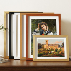 Solid Wood <strong>Frames</strong> <strong>With</strong> Plexiglass <strong>A4</strong> A3 12X1616x20 Wall Picture <strong>Mount</strong> Poster Display Wooden Photo <strong>Frame</strong> - Product Image 6