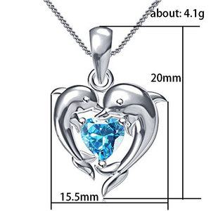 Collana con Ciondolo a Forma di Delfino per Donne - Product Image 3