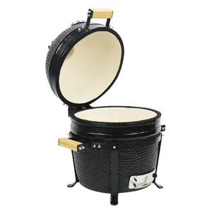 TOPQ 15-Inch Céramique Kamado Grill Chine Fabrication pour BBQ Fans