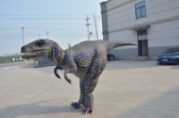 Dinosaure T-Rex réaliste pour spectacle scénique, avec pattes cachées, modèle animatronique, pour Halloween.