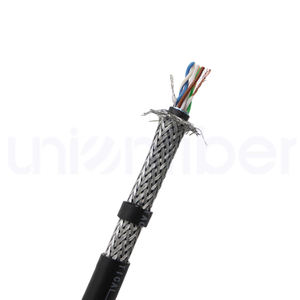 Cable de Red para Exteriores <span class=keywords><strong>UTP</strong></span>/FTP CAT6 <span class=keywords><strong>Cat5e</strong></span> FTP PVC+PE Doble Cubierta 23AWG Cable de Cobre Desnudo - Product Image 4