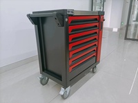 Carro de herramientas de almacenamiento de rodillos de 7 cajones profesional/gabinete/coche/caja de alta calidad 258 Uds juego de herramientas de reparación mecánica OEM personalizable