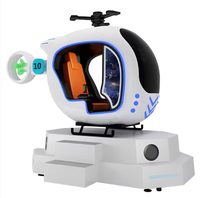 Simulador de Vuelo de Helicóptero y Avión Educativo de Realidad Virtual 9D con Visión Libre de 360 Grados, Máquina de PC para Interiores, Parque de Aventuras para Niños JiaYi