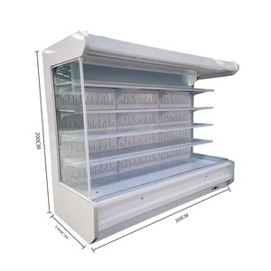 Refrigerador Vertical con Cortina de <span class=keywords><strong>Aire</strong></span> de 1450L, con Enfriamiento por Compresor, Descongelación Automática, para Frutas y Verduras - Product Image 2