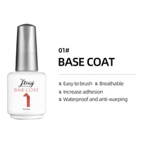 JTING Esmalte de Uñas en Gel de Base Superior de Nuevo Diseño, Venta Caliente, Etiqueta Gratuita, OEM, Etiqueta Privada Personalizada Disponible, Proveedor Profesional de Uñas