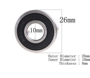 Roulement à billes à gorge profonde NTN, livraison gratuite, japon, <span class=keywords><strong>6311z</strong></span> - Product Image 6
