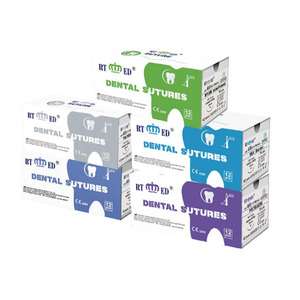 Suturas Dentales <span class=keywords><strong>No</strong></span> <span class=keywords><strong>Absorbibles</strong></span> de Seda y Nailon 3/0 4/0, Suturas Quirúrgicas Monofilamento Trenzadas - Product Image 2