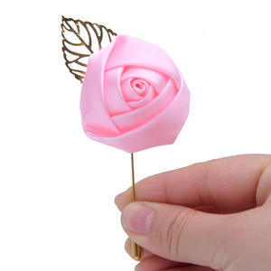 بروش ورد للعروس, سوار معصم على شكل وردة للزفاف ، إكسسوارات حفلات التخرج ، دبوس للعريس وصيفه الشرف - Product Image 4