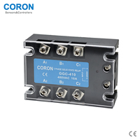 Relais statique triphasé CORON GGC SSR 24-480VAC 10A 25A 40A 60A 80A 100A 120A 150A avec un couvercle de sécurité