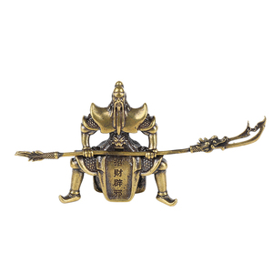 Nouveauté Creative pur cuivre <span class=keywords><strong>Guan</strong></span> <span class=keywords><strong>Yu</strong></span> boutique Kung Fu service à thé cérémonie table thé décoration pour animaux de compagnie - Product Image 1