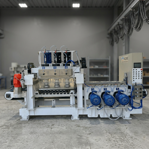 Machine de polissage de bords et de surfaces de pierre à 7 têtes, directement de l'usine, avec roulement d'engrenage moteur pour granit, marbre, quartz - Haute efficacité - Product Image 1
