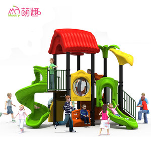 Colorato Esterno In Età Prescolare Scivolo di Plastica Per Bambini Attrezzature Per I Giochi All'aperto Fabbrica di Guangzhou