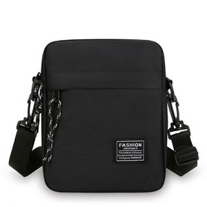 Sac bandoulière élégant en nylon imperméable pour homme, motif bonbon, petit format, pour garçons - Sac à l'épaule tendance personnalisé pour l'extérieur (USA) - Product Image 1