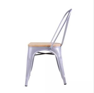 Silla de Comedor Tolix Duradera y Moderna para Cafetería y Restaurante, Diseño <span class=keywords><strong>Industrial</strong></span>, Apilable, de Hierro, Precio Barato al por Mayor, Muebles <span class=keywords><strong>Vintage</strong></span> para el Hogar - Product Image 2