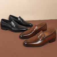 Chaussures de ville en cuir véritable souple de luxe pour hommes – Vente en gros